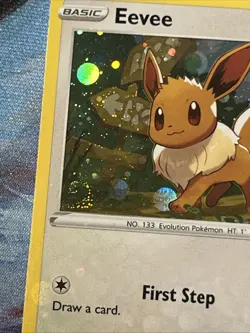 Eevee SWSH095 NM Holofoil Promo Rare Pokemon Card Swirl - Image 2