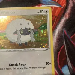 Wooloo 222/264 Fusion Strike Holo Swirl Common Pokemon Card 2021 SWIRL - Image 2