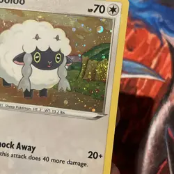 Wooloo 222/264 Fusion Strike Holo Swirl Common Pokemon Card 2021 SWIRL - Image 4
