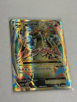 M Charizard EX 220 HP Ultra Rare Full Art Holo Pokemon Card Evolutions 13/108 - Image 4