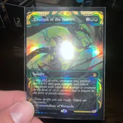 Triumph of the Hordes - Foil Extended Art SOA NM MTG - Image 1