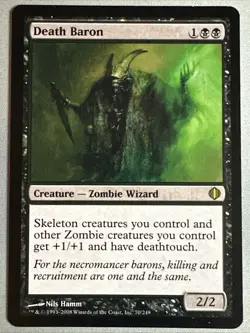 MTG / Death Baron / ALA / #70 / Regular / Rare / NM - Image 1