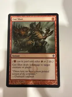 Gut Shot New Phyrexia - MTG Magic the Gathering - NM - Image 1