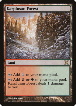 Karplusan Forest [Tenth Edition 10th] M/NM MTG Magic - Image 1