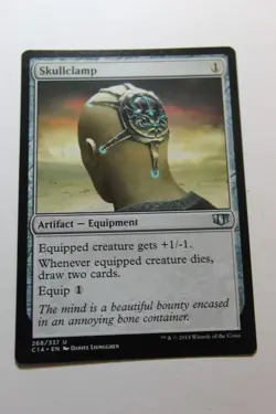 MTG Skullclamp x1- -Commander 2014-Lightly Played - Image 1