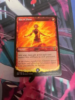 MTG - RITE OF FLAME - RARE - SIGNATURE SPELLBOOK CHANDRA - SS3 - NM - Image 1