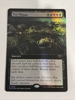BRAND NEW Magic The Gathering: Pox Plague Foil Extended Secrets of Strixhaven - Image 1