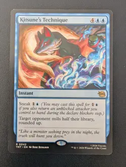 MTG Teenage Mutant Turtles Rare KITSUNE'S TECHNIQUE NM - Image 1