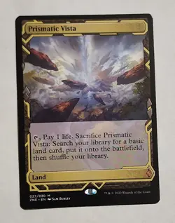 MTG Prismatic Vista - Zendikar Rising Expeditions Regular NM Magic The Gathering - Image 1