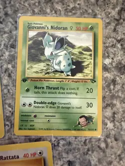 Wizards of the Coast Gym Challenge Lot — 1st Edition, 5 Pokemon TCG Cards - Image 4