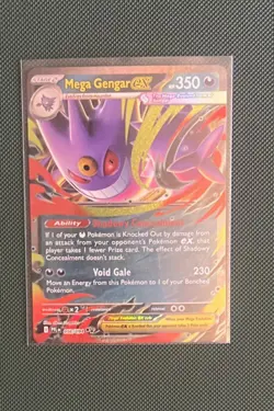 Pokemon TCG Mega Gengar ex 056/094 Me02: Phantasmal Flames Holo - Ultra Rare - Image 3