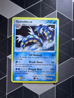 Pokemon TCG – Gyarados 19/100 – Stormfront – Cosmos Holo Rare MP - Image 1