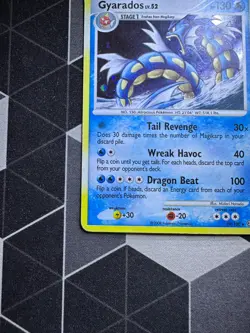 Pokemon TCG – Gyarados 19/100 – Stormfront – Cosmos Holo Rare MP - Image 5