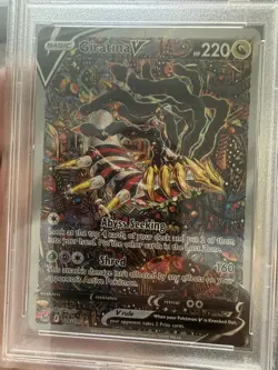Pokemon Giratina V Full Art Holo Ultra Rare PSA 9 Swsh11 Lost Origin 186/196 - Image 1