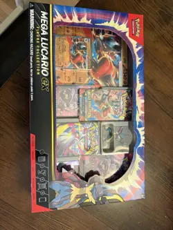 Pokemon TCG Mega Lucario ex Premium Figure Collection Box Factory Sealed - Image 1