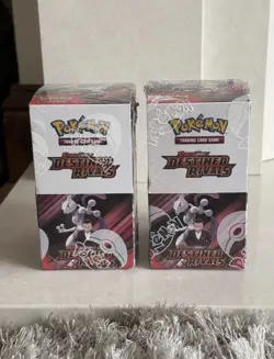 Pokemon TCG Destined Rivals Half Booster Box X2 New Sealed - Image 1