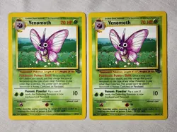 Played (LP) Venomoth - Non-Holo #29 Jungle Pokemon TCG - Image 1