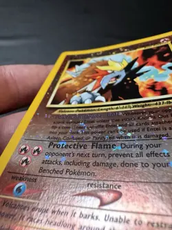 Entei Reverse Holo #34 WOTC Black Star Promo Double Swirl Pokemon TCG 2001 NM - Image 4