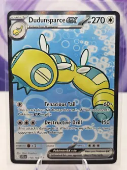 Dudunsparce ex 178/159 Pokemon TCG Journey Together Ultra Rare NM - Image 1