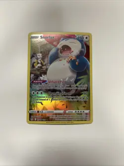 2022 Pokemon SWSH Lost Origin SNORLAX TG10/TG3 Ultra Rare Trainer Gallery - Image 1