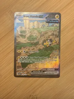 Iron Hands ex 248/182 Special Illustration Rare Paradox Rift Pokemon - Image 1