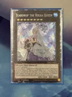 YuGiOh! - Teardrop The Rikka Queen Collector's 1st MAZE-EN053 - NM - Image 1
