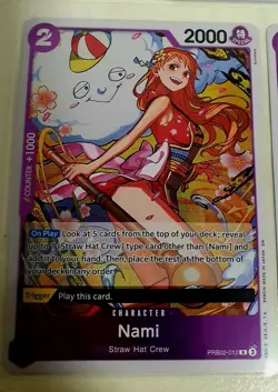 Nami PRB02-012 R Rare Foil ONE PIECE TCG PRB02 The Best Vol 2 ENGLISH NM/M - Image 1