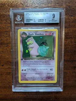 Dark Slowbro Holo - 1st First Edition - BGS 9 - #12/82 2000 Pokemon Team Rocket - Image 1