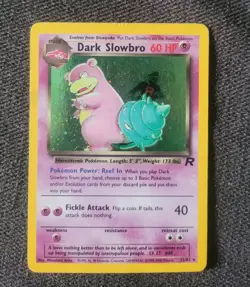 Dark Slowbro 12/82 Vintage Rare Holo Pokemon Card Team Rocket - Image 1