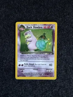 Pokemon Dark Slowbro Holo Rare #12/82 - Team Rocket WOTC Set Mint Condition - Image 1