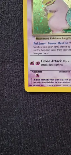 🔥Dark Slowbro 12/82🔥 Vintage Rare Holo Pokemon Card Team Rocket LP - Image 5