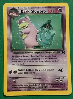 Dark Slowbro 12/82 | Team Rocket | Holo Rare | WOTC Pokemon Card | LP - Image 1
