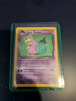 Pokemon Dark Slowbro Holo Card 12/82 Team Rocket Light Play Condition - Image 1