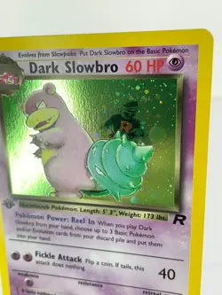 1st Edition Dark Slowbro 12/82 - Team Rocket - Holo - Pokemon - NM - Image 3