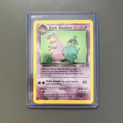 Dark Slowbro 12/82 Team Rocket Holo - WOTC Pokemon Card - MP - Image 3