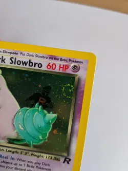 Pokemon Team Rocket Dark Slowbro 12/82 Unlimited Holo with swirl - Image 2
