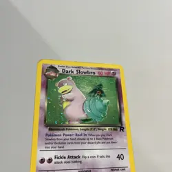 Pokemon TCG Dark Slowbro *SWIRL* 12/82 Team Rocket 2000 Holo Rare Card - MP+ - Image 3