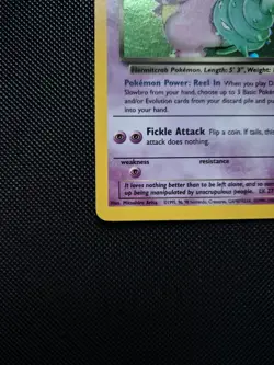 Pokemon Dark Slowbro TCG Card 12/82 Team Rocket Holo Rare - Image 2