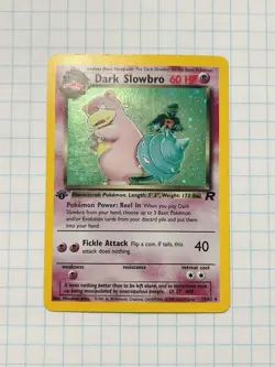Pokemon Dark Slowbro Holo 1st Edition 12/82 Team Rocket WOTC 1999-2000 Unlimited - Image 1