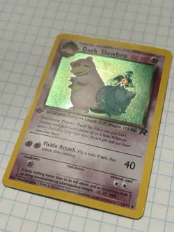 Pokemon Dark Slowbro Holo 1st Edition 12/82 Team Rocket WOTC 1999-2000 Unlimited - Image 4