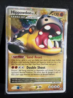 Hippowdon Lv.X 107/111 Rising Rivals Holo GEM NM MINT Pokemon Vintage Silver - Image 1