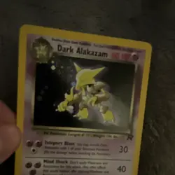Dark Alakazam 1/82 Team Rocket Holo Rare 60 HP Unlimited Pokemon TCG English - Image 2
