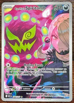 Cynthia's Spiritomb 244/217 Ascended Heroes Illustration Rare Pokemon NM - Image 1