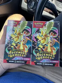 One Pokemon TCG Mega Evolution Ascended Heroes Booster Bundle Sealed IN HAND - Image 2