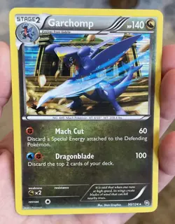 2012 Pokemon Garchomp Dragons Exalted 90/124 Holo Rare Near Mint - Image 1
