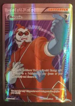Pokemon TCG Xerosic 119/119 XY Phantom Forces Full Art Ultra Rare Holo LP - Image 1