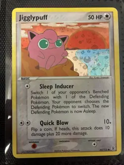 Pokemon Jigglypuff 65/112 FireRed & LeafGreen Regular Common Basic 50 HP English - Image 1