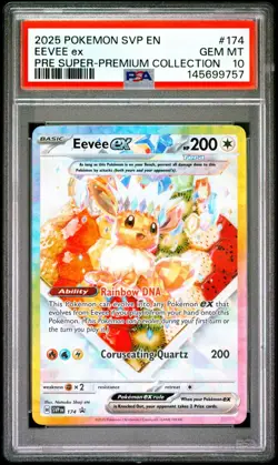 PSA 10 EEVEE EX 174 BLACK STAR PROMO PRISMATIC EVOLUTIONS SPC POKEMON 😍 - Image 1
