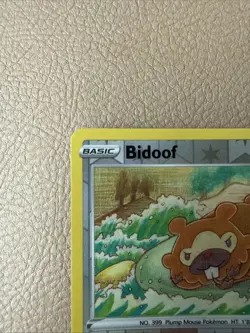 Pokemon Bidoof 059/078 Pokemon GO Peelable Ditto Reverse Holo 70HP Common EN - Image 2