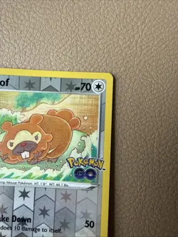Pokemon Bidoof 059/078 Pokemon GO Peelable Ditto Reverse Holo 70HP Common EN - Image 3